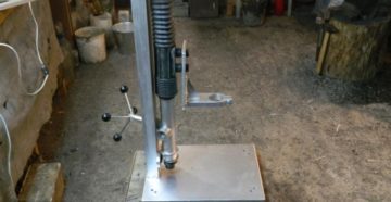 Сверлильный станок из рулевой рейки своими руками