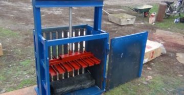 Пресс для мусора своими руками