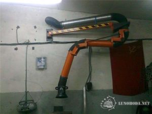 Вытяжка для сварочного поста своими руками