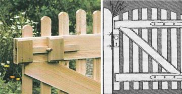 Как сделать деревянную калитку своими руками