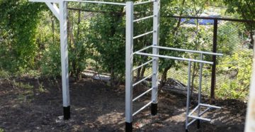 Уличный турник своими руками