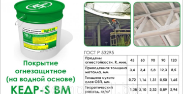 ГОСТ огнезащита металлических конструкций