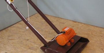 Виброплита электрическая своими руками