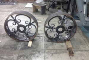 Как сделать колесо из металла